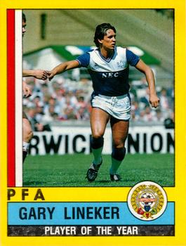 1986-87 Panini Football 87 (UK) #2 Gary Lineker Front