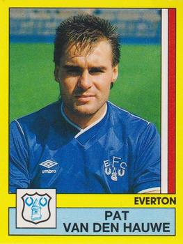 1986-87 Panini Football 87 (UK) #90 Pat Van Den Hauwe Front