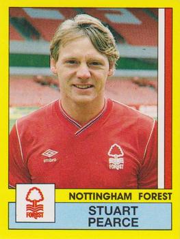 1986-87 Panini Football 87 (UK) #217 Stuart Pearce Front
