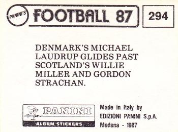 1986-87 Panini Football 87 (UK) #294 Michael Laudrup / Gordon Strachan Back