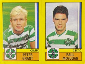 1986-87 Panini Football 87 (UK) #468 Peter Grant / Paul McGugan Front