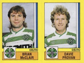 1986-87 Panini Football 87 (UK) #474 Brian McClair / Davie Provan Front
