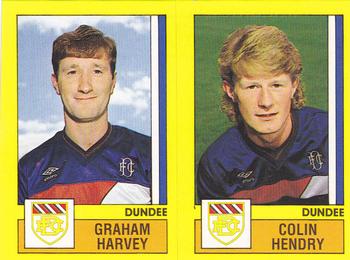 1986-87 Panini Football 87 (UK) #491 Graham Harvey / Colin Hendry Front