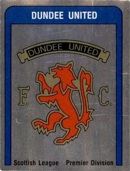 1986-87 Panini Football 87 (UK) #494 Dundee United Club Badge Front