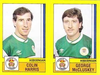 1986-87 Panini Football 87 (UK) #536 Colin Harris / George McCluskey Front