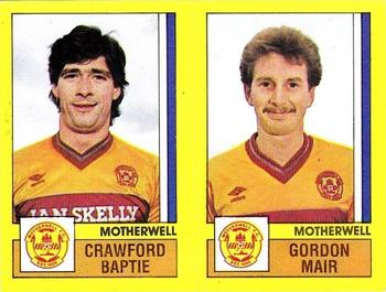 1986-87 Panini Football 87 (UK) #544 Crawford Baptie / Gordon Mair Front