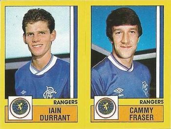 1986-87 Panini Football 87 (UK) #551 Ian Durrant / Cammy Fraser Front