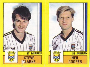 1986-87 Panini Football 87 (UK) #558 Steve Clarke / Neil Cooper Front