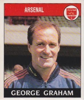 1988-89 Panini Football 89 (UK) #14 George Graham Front