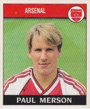 1988-89 Panini Football 89 (UK) #17 Paul Merson Front
