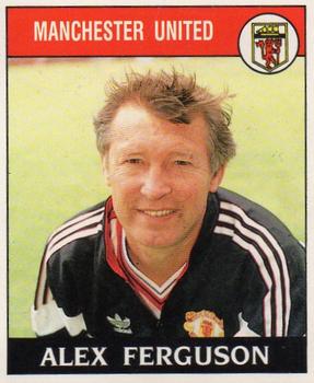 1988-89 Panini Football 89 (UK) #134 Alex Ferguson Front
