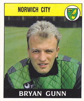 1988-89 Panini Football 89 (UK) #186 Bryan Gunn Front