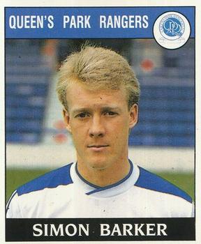 1988-89 Panini Football 89 (UK) #223 Simon Barker Front