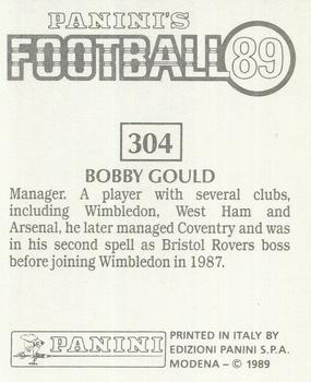 1988-89 Panini Football 89 (UK) #304 Bobby Gould Back