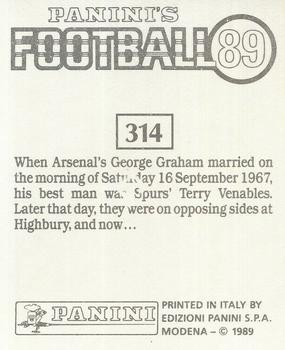 1988-89 Panini Football 89 (UK) #314 Action Art Back