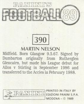 1988-89 Panini Football 89 (UK) #390 Martin Nelson Back