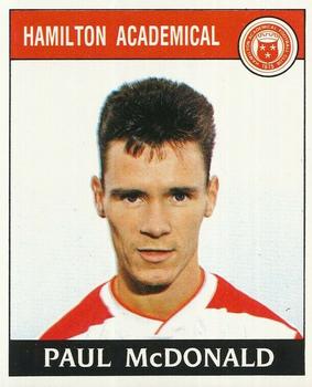 1988-89 Panini Football 89 (UK) #396 Paul McDonald Front