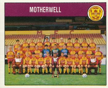 1988-89 Panini Football 89 (UK) #437 Motherwell Team Group Front
