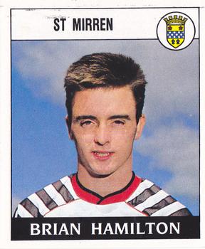 1988-89 Panini Football 89 (UK) #465 Brian Hamilton Front