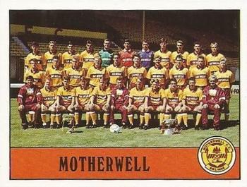 1989-90 Panini Football 90 (UK) #436 Motherwell Team Group Front