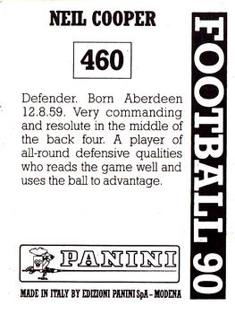 1989-90 Panini Football 90 (UK) #460 Neil Cooper Back