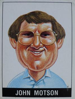 1989-90 Panini Football 90 (UK) #475 John Motson Front