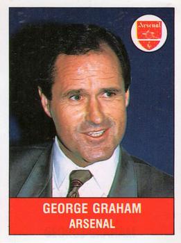 1990-91 Panini Football 91 (UK) #11 George Graham Front