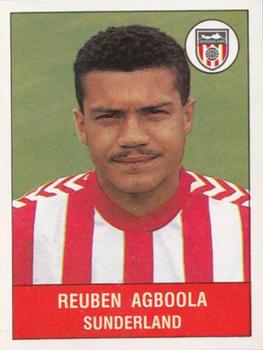 1990-91 Panini Football 91 (UK) #302 Reuben Agboola Front