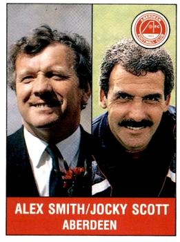 1990-91 Panini Football 91 (UK) #351 Alex Smith / Jocky Scott Front