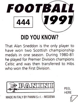 1990-91 Panini Football 91 (UK) #444 Action Back