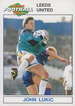 1991-92 Panini English Football 92 #74 John Lukic Front