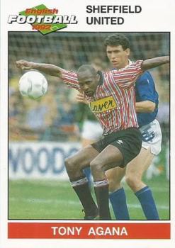 1991-92 Panini English Football 92 #203 Tony Agana Front