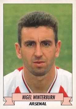 1992-93 Panini Football '93 (England) #4 Nigel Winterburn Front