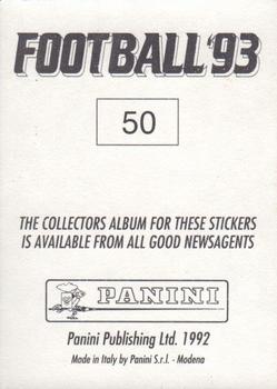 1992-93 Panini Football '93 (England) #50 Peter Billing Back