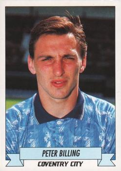 1992-93 Panini Football '93 (England) #50 Peter Billing Front