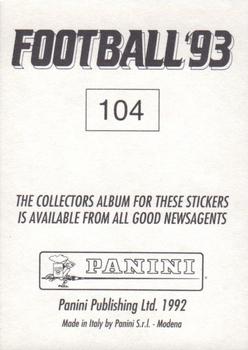 Panini Leeds Football 93 # 105 David Rocastle