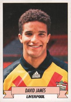 1992-93 Panini Football '93 (England) #109 David James Front