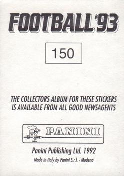 1992-93 Panini Football '93 (England) #150 Jamie Pollock Back
