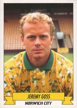 1992-93 Panini Football '93 (England) #163 Jeremy Goss Front