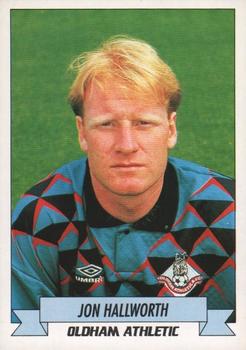 1992-93 Panini Football '93 (England) #181 Jon Hallworth Front
