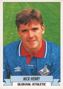 1992-93 Panini Football '93 (England) #186 Nick Henry Front