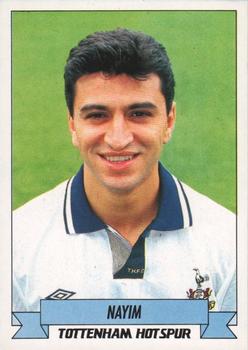 1992-93 Panini Football '93 (England) #249 Nayim Front