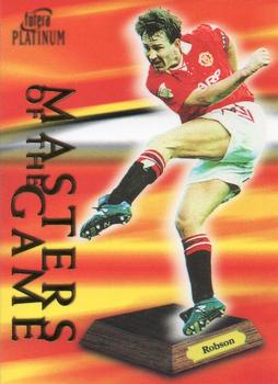 1998 Futera Platinum Manchester United Masters of the Game #NNO Bryan Robson Front