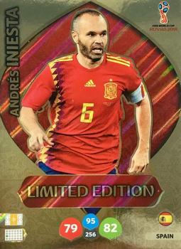 2018 Panini Adrenalyn XL FIFA World Cup 2018 Russia  - Limited Editions #LE-AI Andres Iniesta Front