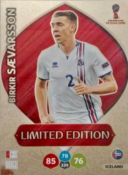 2018 Panini Adrenalyn XL FIFA World Cup 2018 Russia  - Limited Editions #LE-BIS Birkir Sævarsson Front