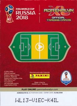 2018 Panini Adrenalyn XL FIFA World Cup 2018 Russia  - Limited Editions #LE-CBO Celso Borges Back