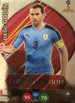 2018 Panini Adrenalyn XL FIFA World Cup 2018 Russia  - Limited Editions #LE-DG Diego Godin Front