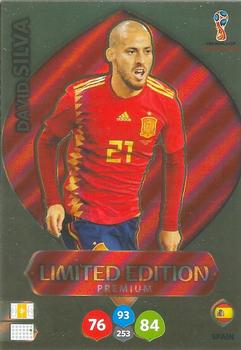 2018 Panini Adrenalyn XL FIFA World Cup 2018 Russia  - Limited Editions #LE-DS David Silva Front