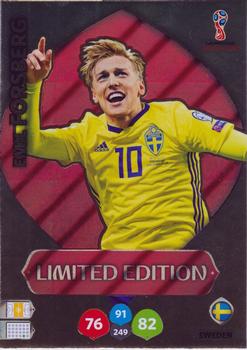 2018 Panini Adrenalyn XL FIFA World Cup 2018 Russia  - Limited Editions #LE-EF Emil Forsberg Front