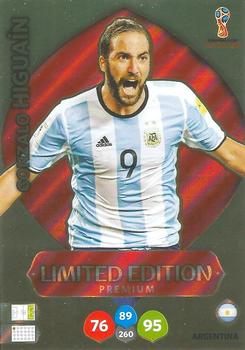 2018 Panini Adrenalyn XL FIFA World Cup 2018 Russia  - Limited Editions #LE-GH Gonzalo Higuain Front